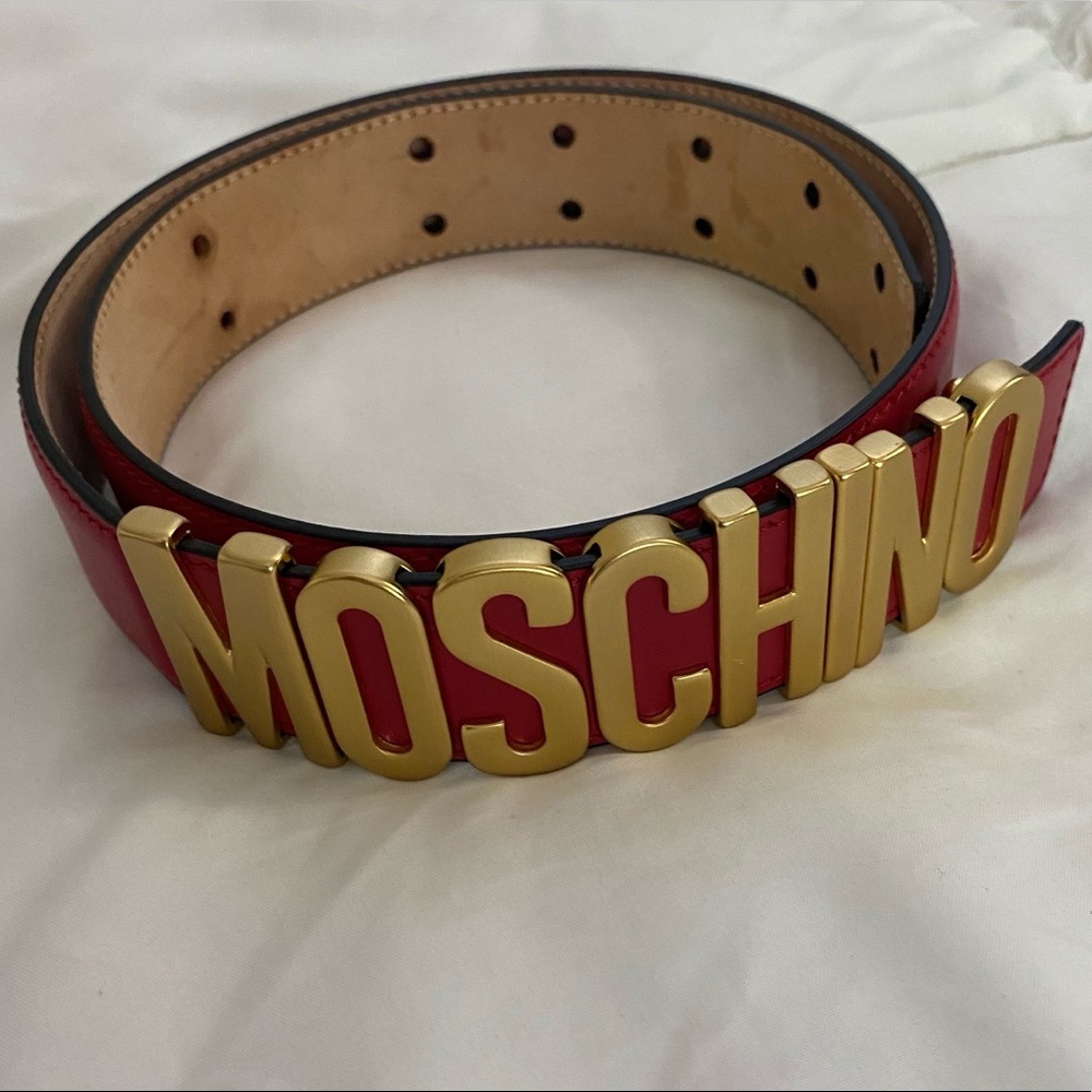 MOSCHINO BELT LEATHER
